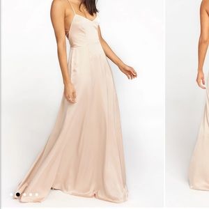 Show Me Your MuMu-Champagne Godshaw Goddess Dress- Size Small